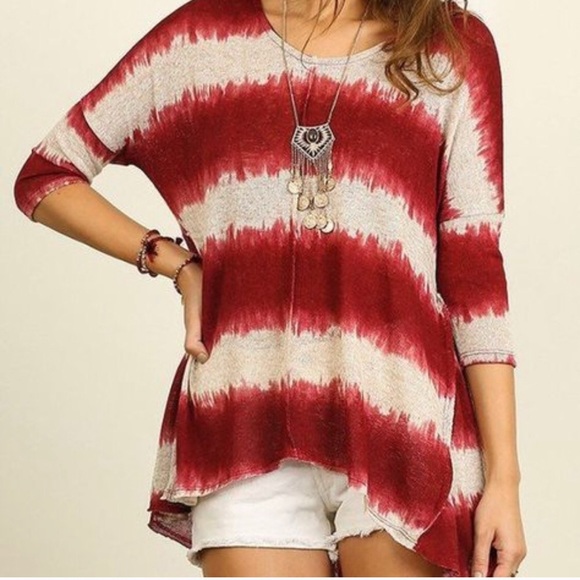 UMGEE oversized tie dye knit tunic top medium - Picture 1 of 9